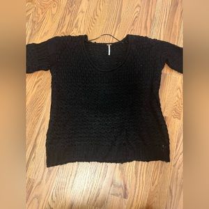 Black knit free people sweater